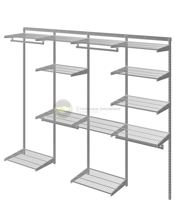 Гардеробная система Max G240 графит 4